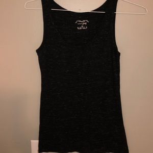 Basic black tank top